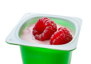 Yogurt with berry