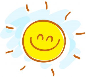 Sun with hat on 2025