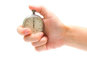 Timer in hand