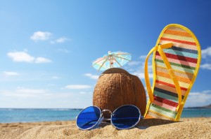 Summer Beach Scene