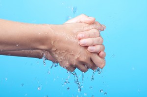 Washing hands