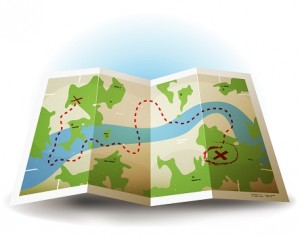 Cartoon Earth Map Icon