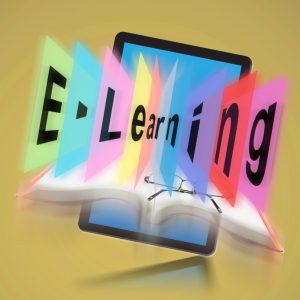 E-learning on Digital tablet