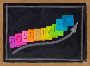 positivity concept on blackboard