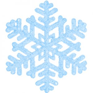 Beautiful blue snowflake isolated on a white background. Element