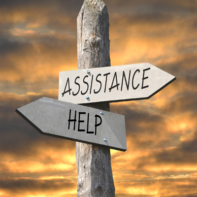 Assistance and help signpost