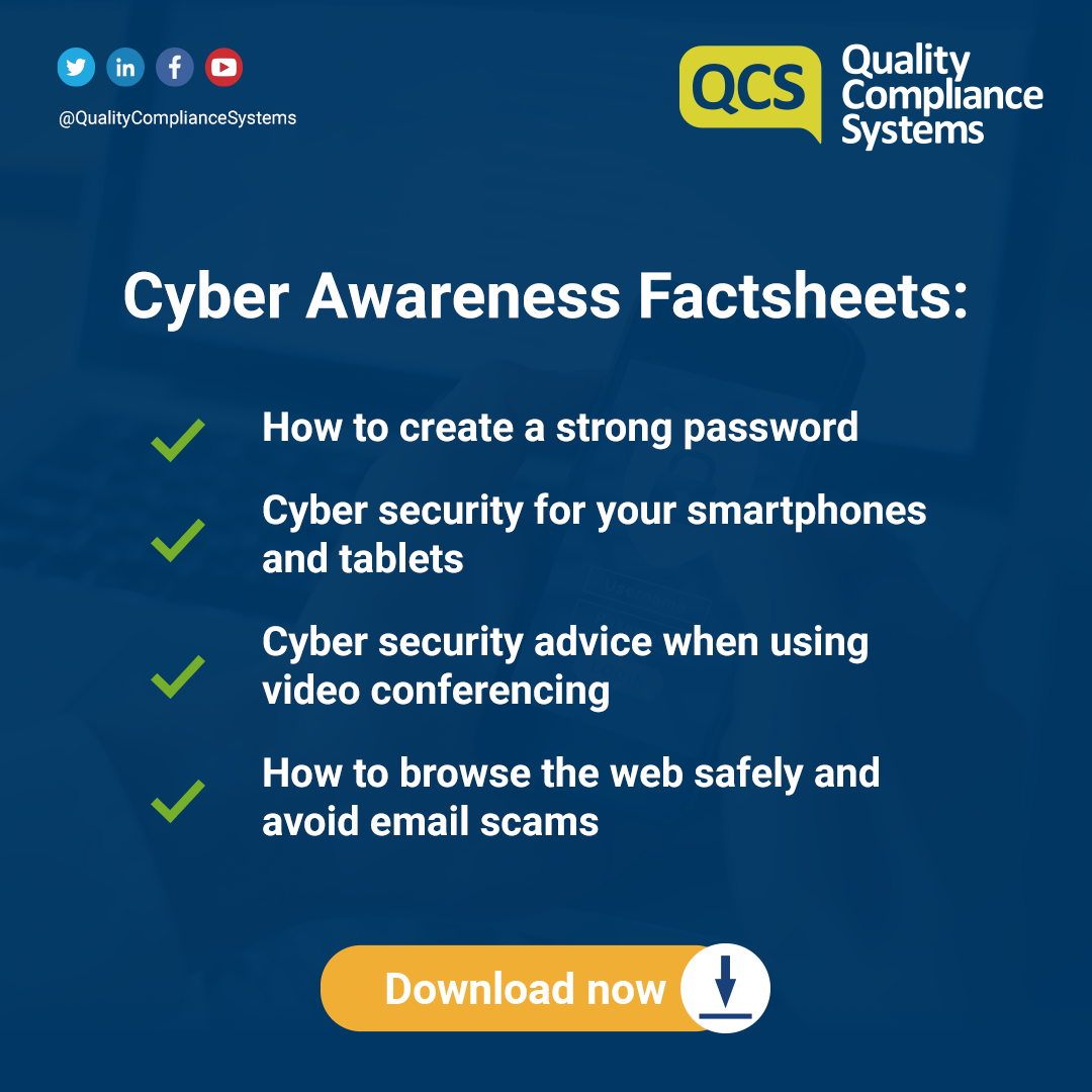 Cyber Security Month Free Cyber Awareness Factsheets QCS
