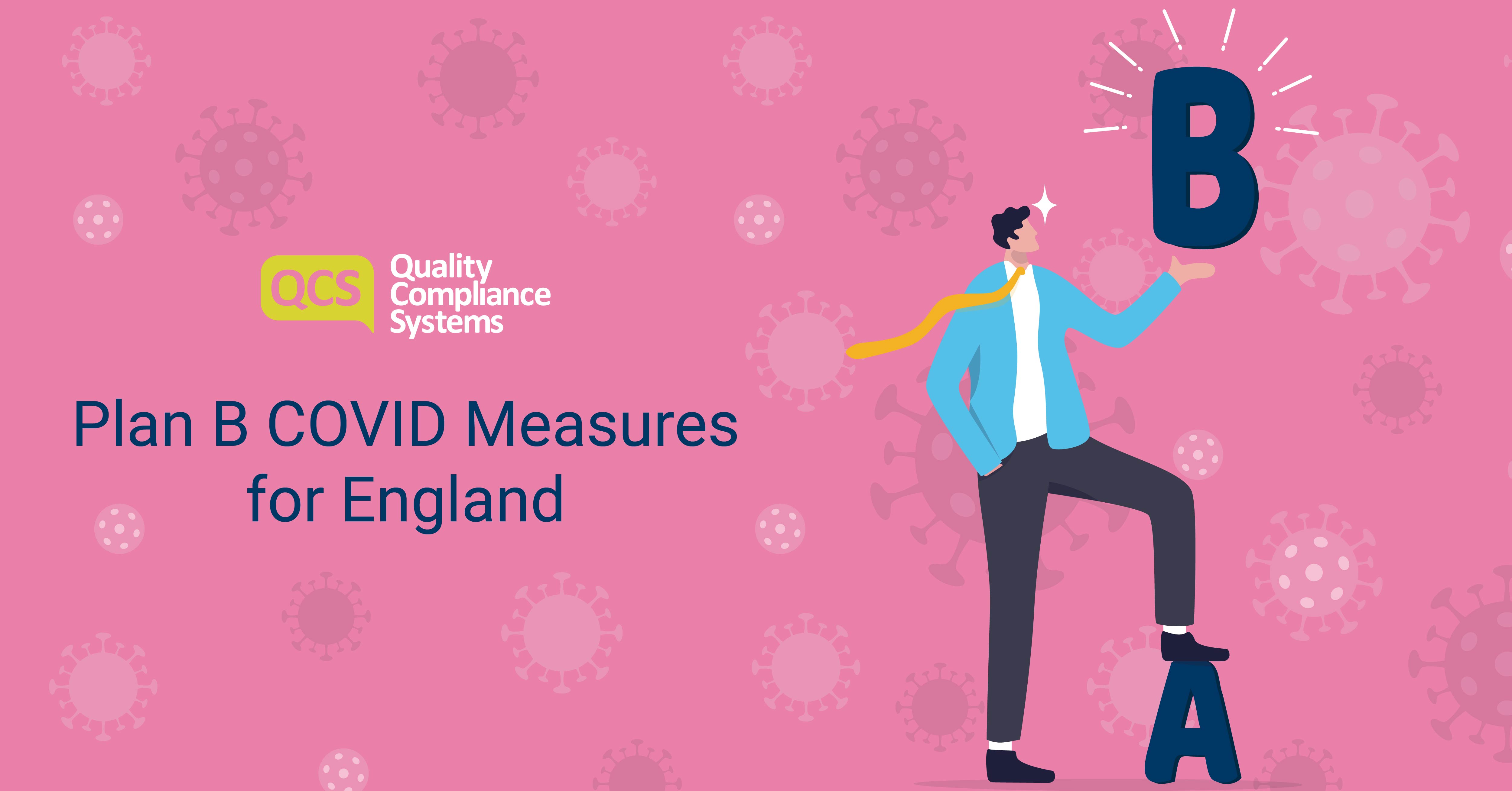 Plan B COVID Measures for England QCS