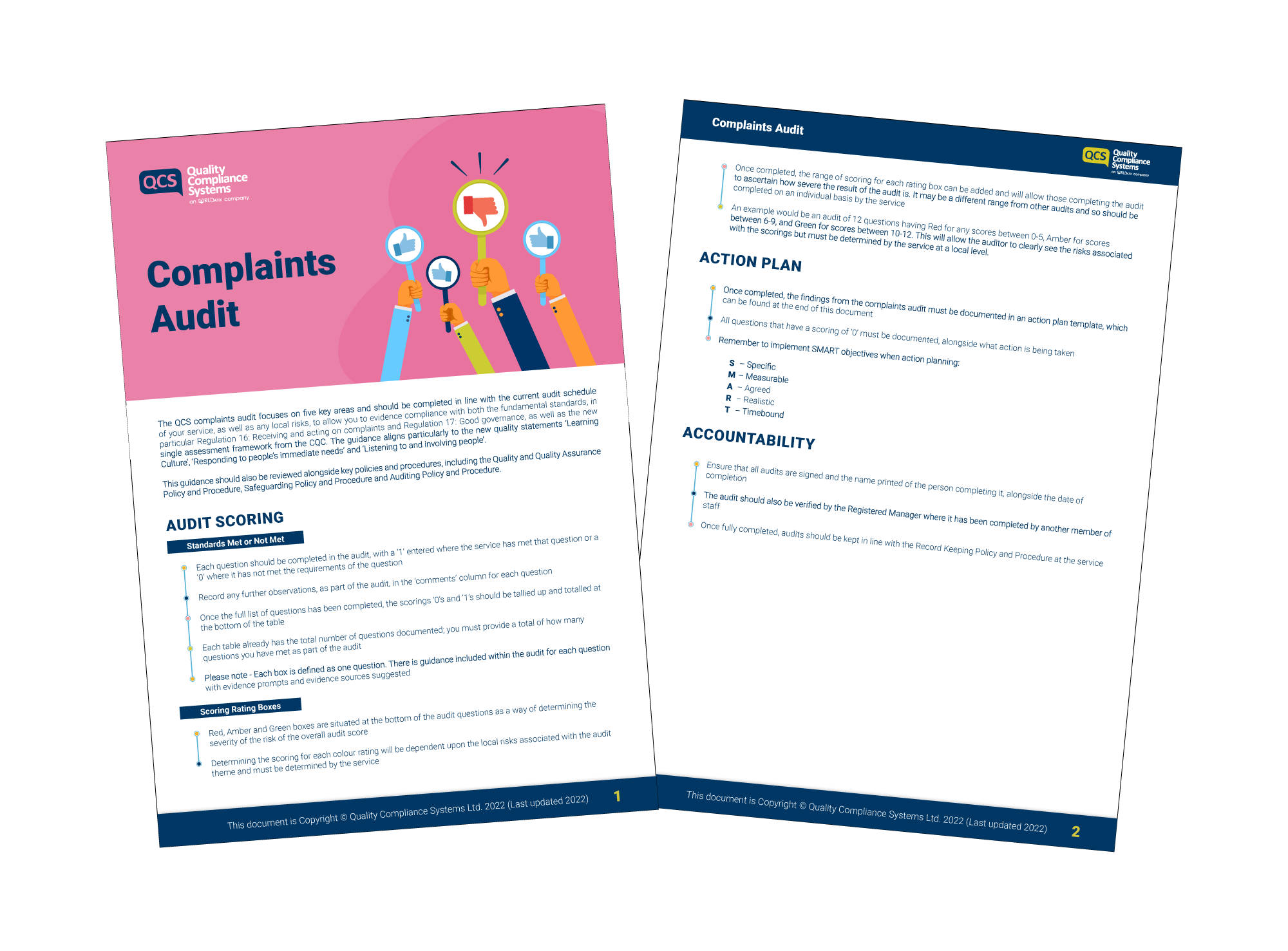 Cqc complaints audit qcs