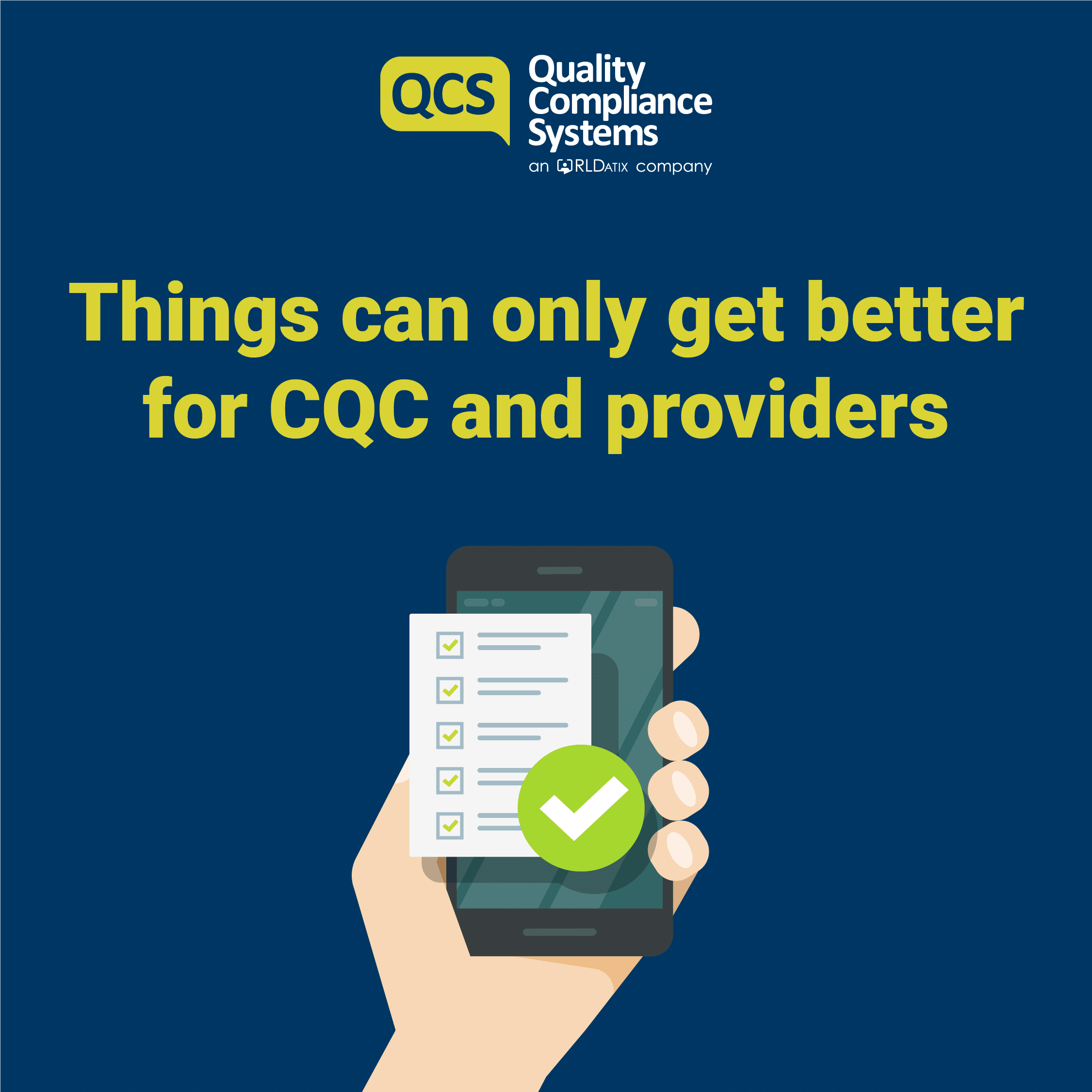 Things can only get better for CQC and providers QCS