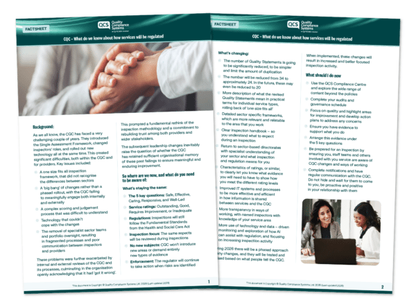 QCS CQC regulation guide document pages